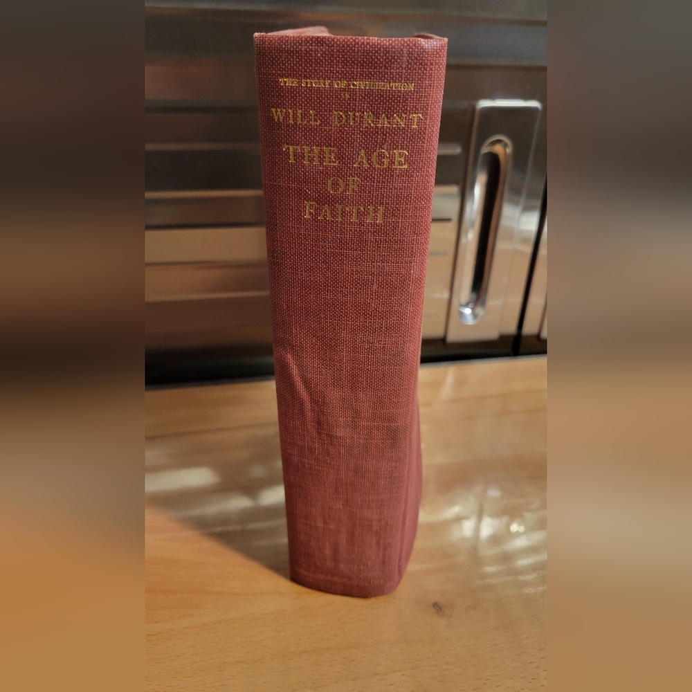 VTG 1950 HC w/o DJ The Age of Faith by Will Durant Vol. IV Story of Civilization